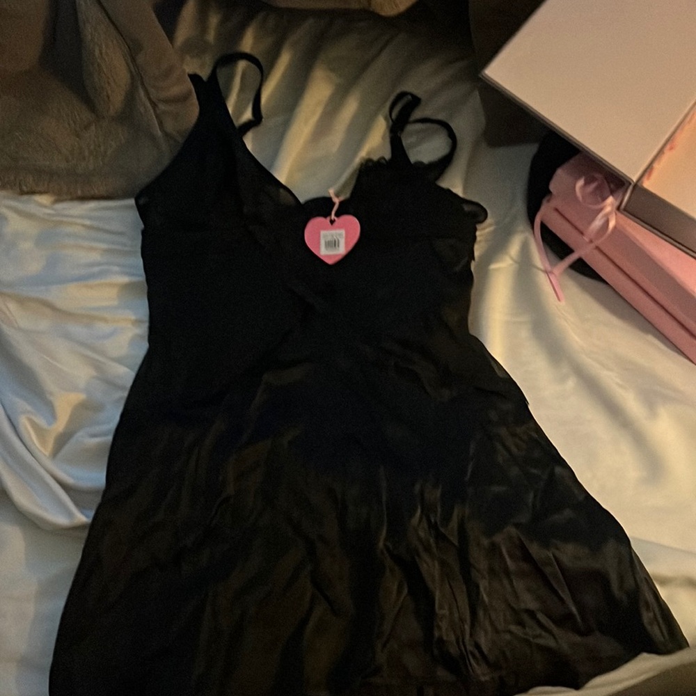 Valentina Voight Taby Dress in Black